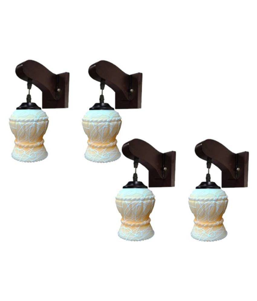 AFAST Decorative Wall Lamp Light Glass Wall Light Multi - Pack of 4 AFAST Decorative Wall Lamp Light Glass Wall Light Multi - Pack of 4