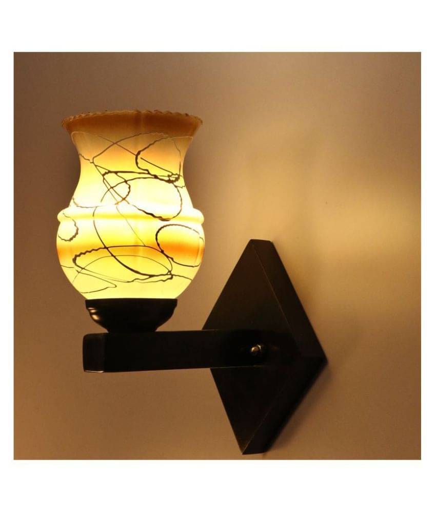 AFAST Decorative Wall Lamp Light Glass Wall Light Brown - Pack of 1 AFAST Decorative Wall Lamp Light Glass Wall Light Brown - Pack of 1