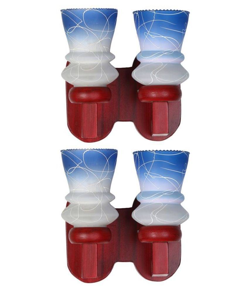     			Somil Decorative Lamp Glass Wall Light Multi - Pack Of 2