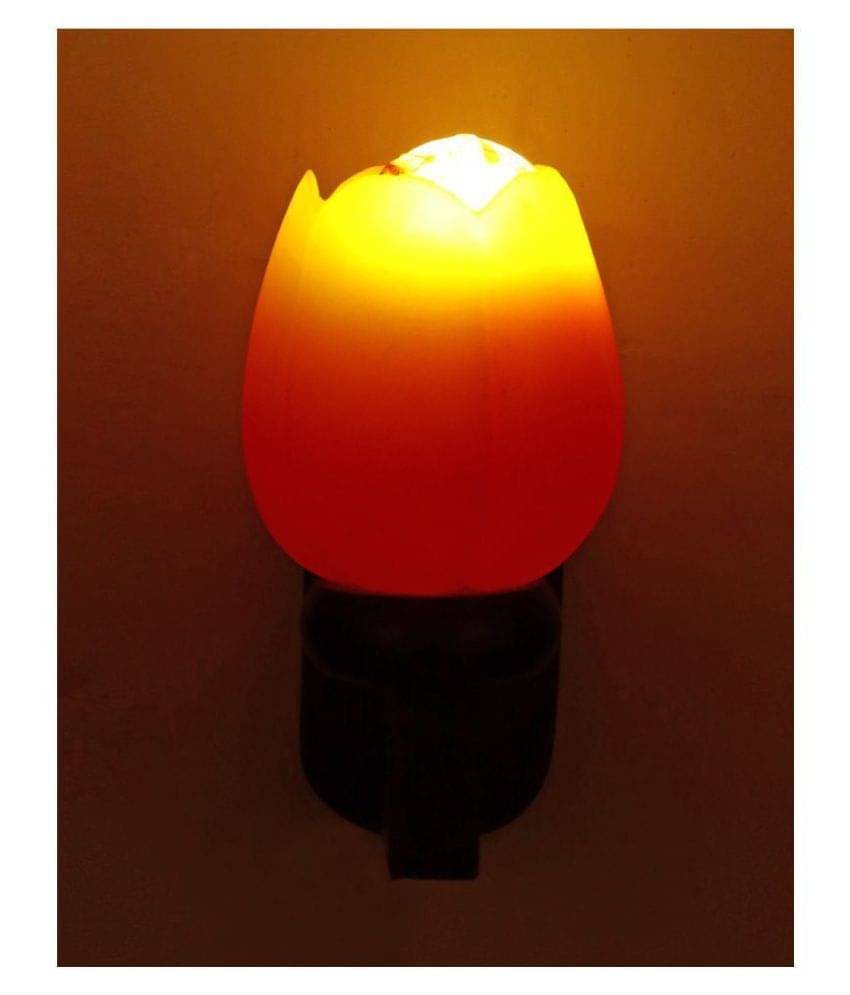 Somil Decorative Lamp Glass Wall Light Orange - Pack Of 1 Somil Decorative Lamp Glass Wall Light Orange - Pack Of 1
