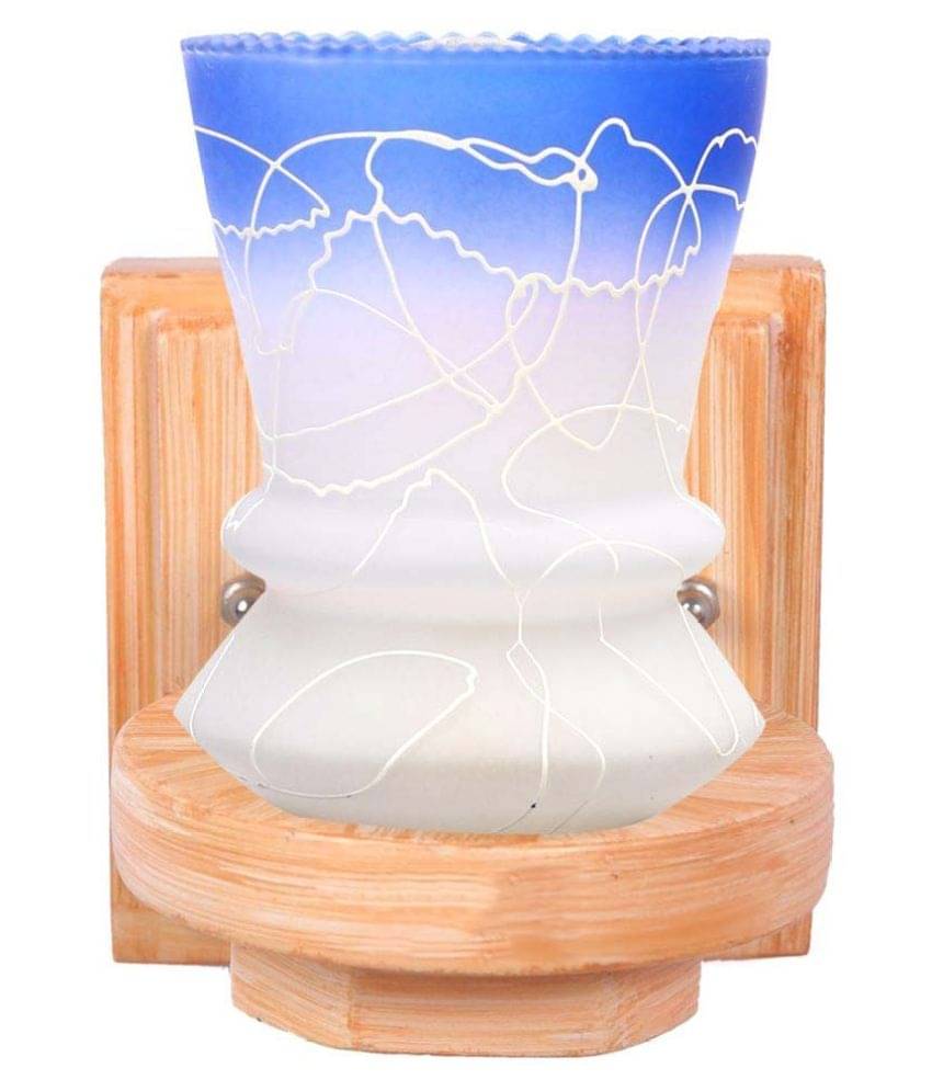 Somil Decorative Lamp Glass Wall Light Multi - Pack Of 1 Somil Decorative Lamp Glass Wall Light Multi - Pack Of 1