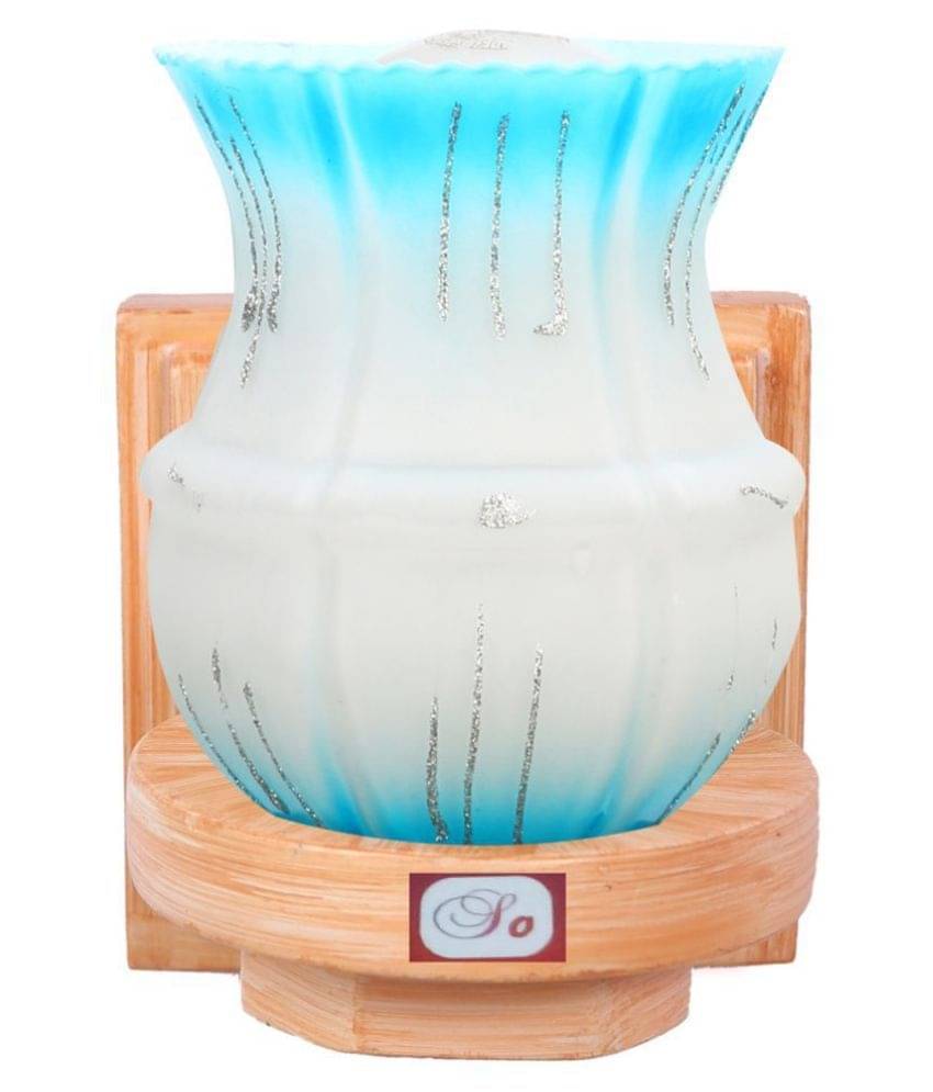 Somil Decorative Lamp Glass Wall Light Multi - Pack Of 1 Somil Decorative Lamp Glass Wall Light Multi - Pack Of 1