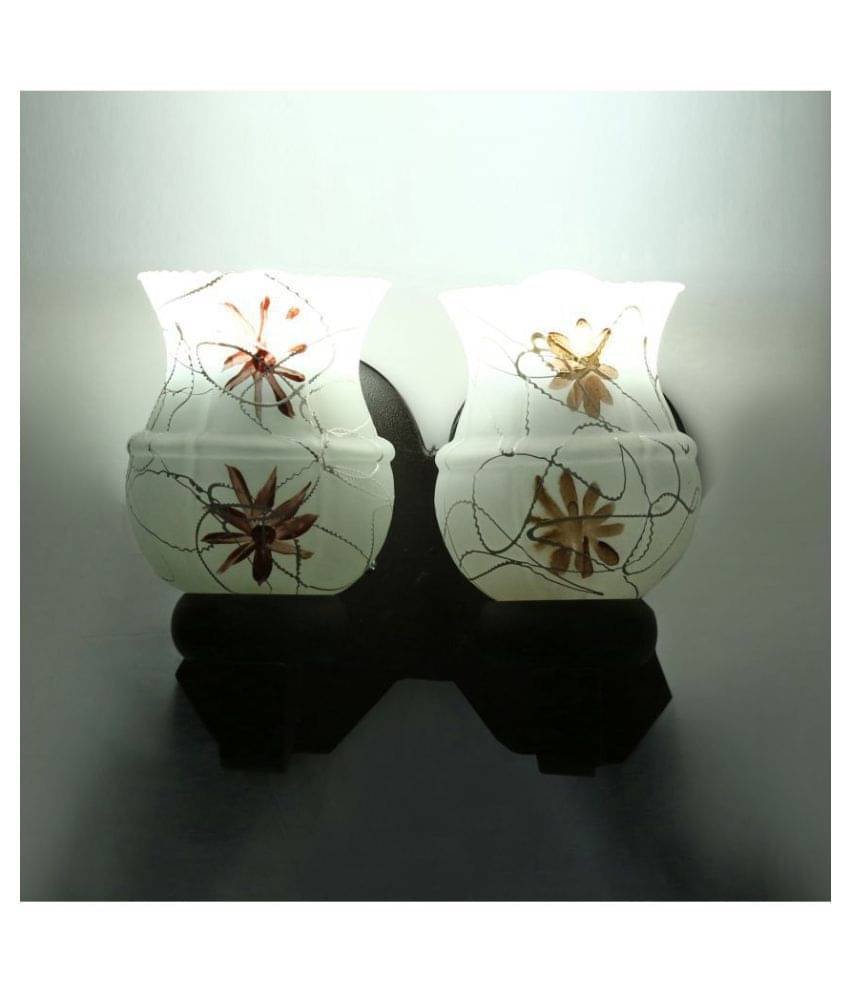Somil Decorative Lamp Glass Wall Light Multi - Pack Of 1     			Somil Decorative Lamp Glass Wall Light Multi - Pack Of 1