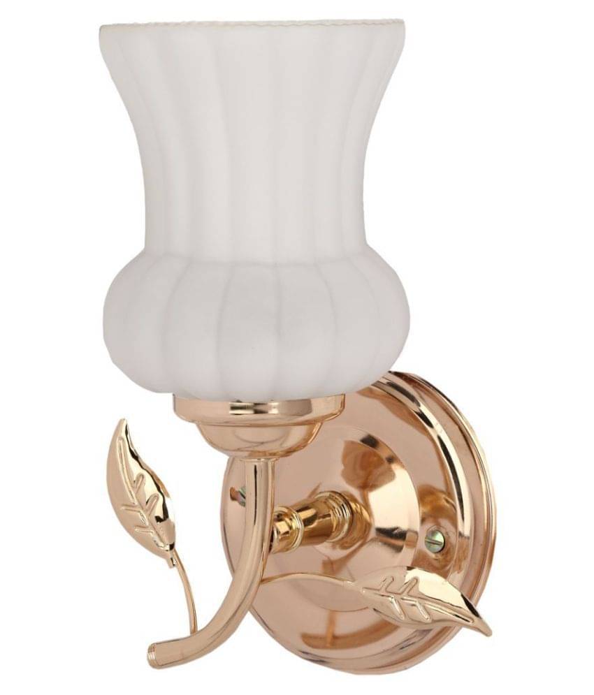 Somil Decorative Lamp Glass Wall Light White - Pack Of 1     			Somil Decorative Lamp Glass Wall Light White - Pack Of 1