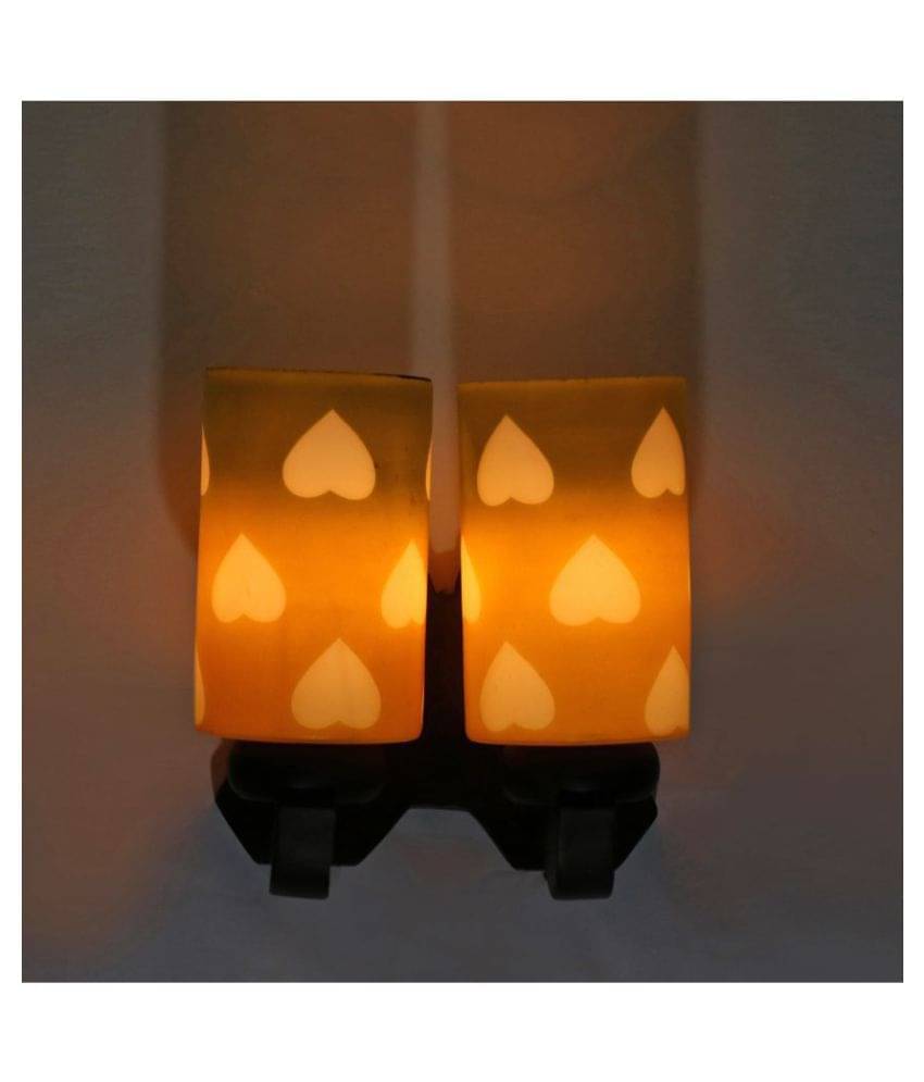     			Somil Decorative Lamp Glass Wall Light Multi - Pack Of 1