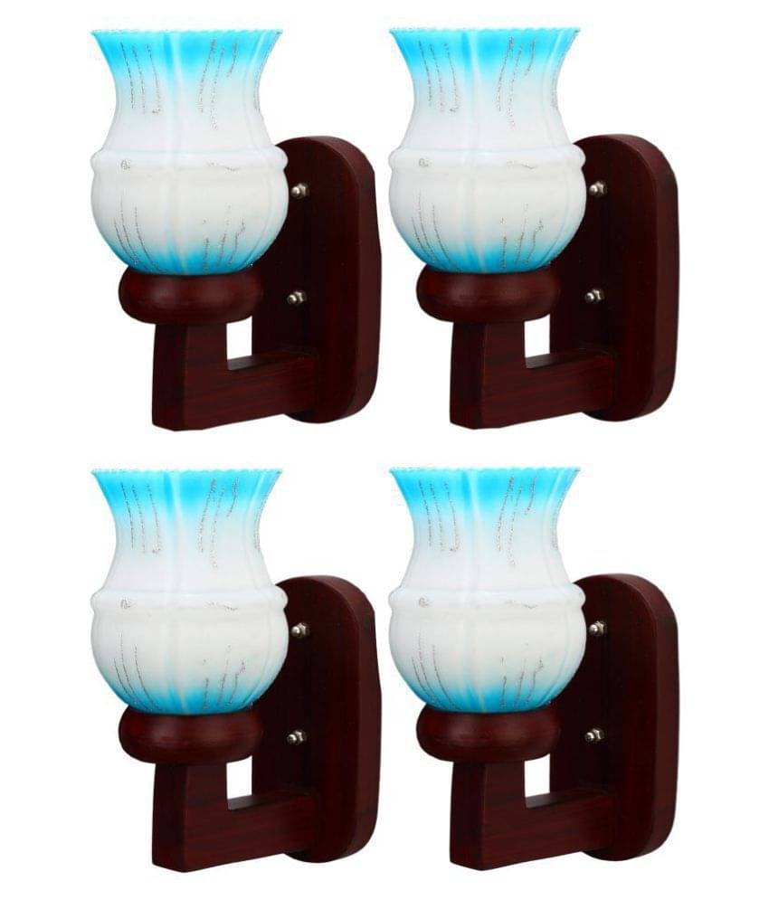 Somil Decorative Lamp Glass Wall Light Multi - Pack Of 4     			Somil Decorative Lamp Glass Wall Light Multi - Pack Of 4