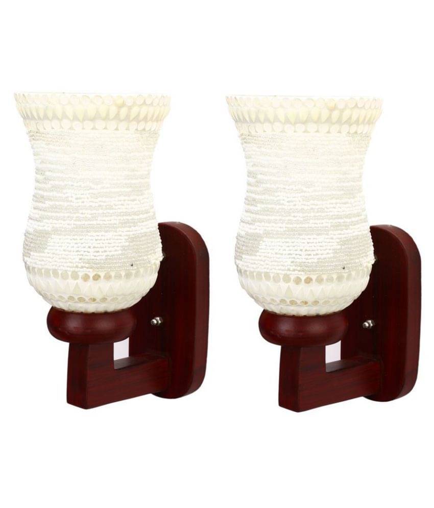 Somil Decorative Lamp Glass Wall Light Multi - Pack Of 2 Somil Decorative Lamp Glass Wall Light Multi - Pack Of 2