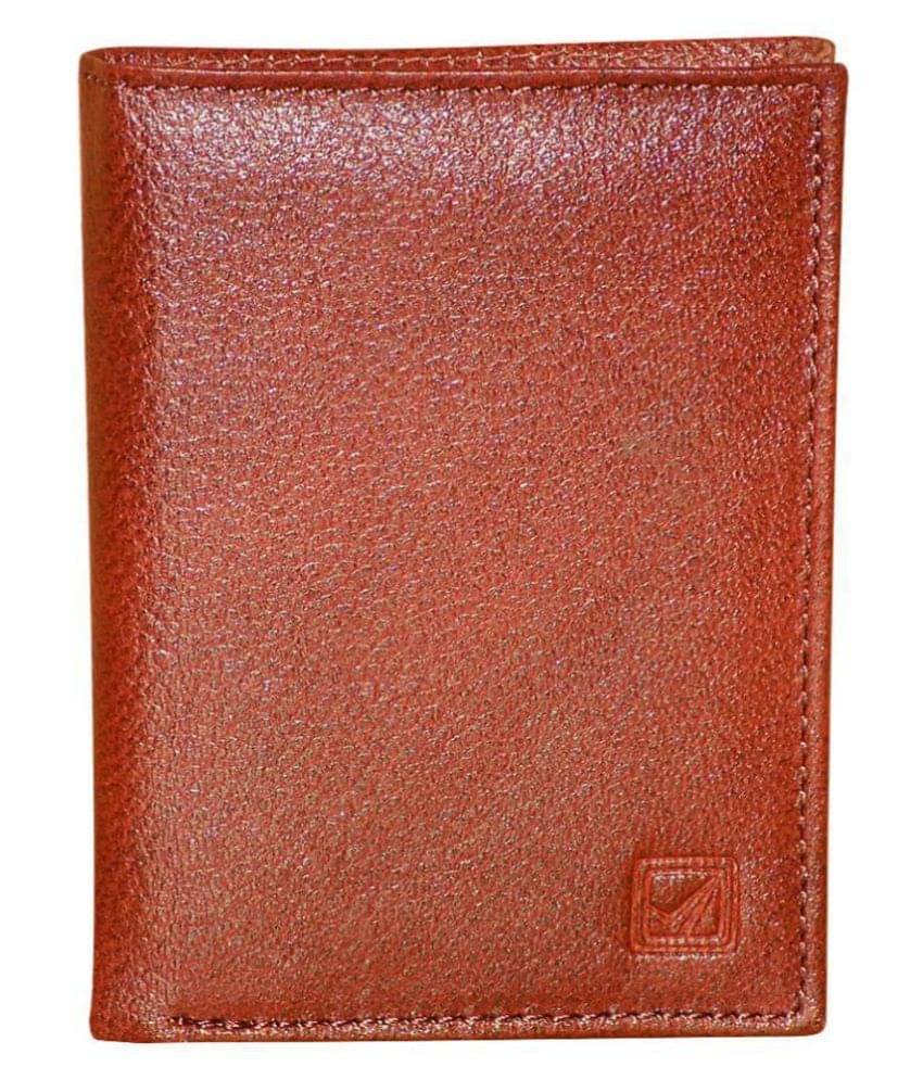     			Style 98 Leather Brown Casual Money Clipper