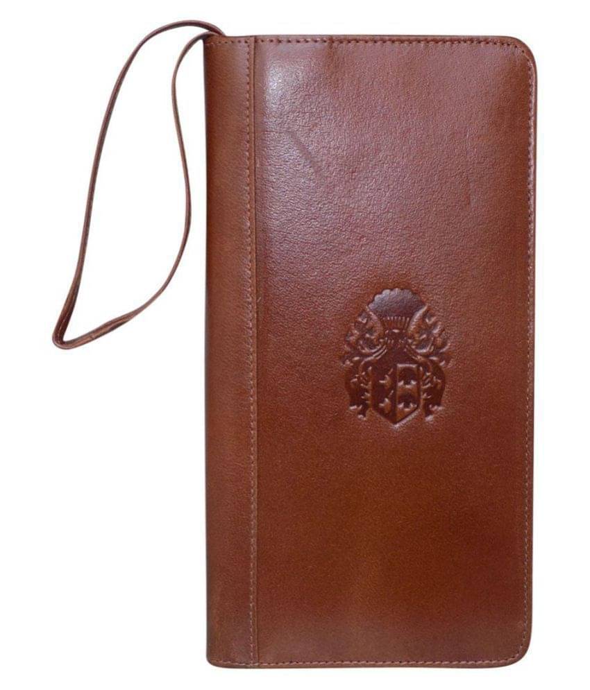     			Style 98 Leather Brown Formal Long Wallet