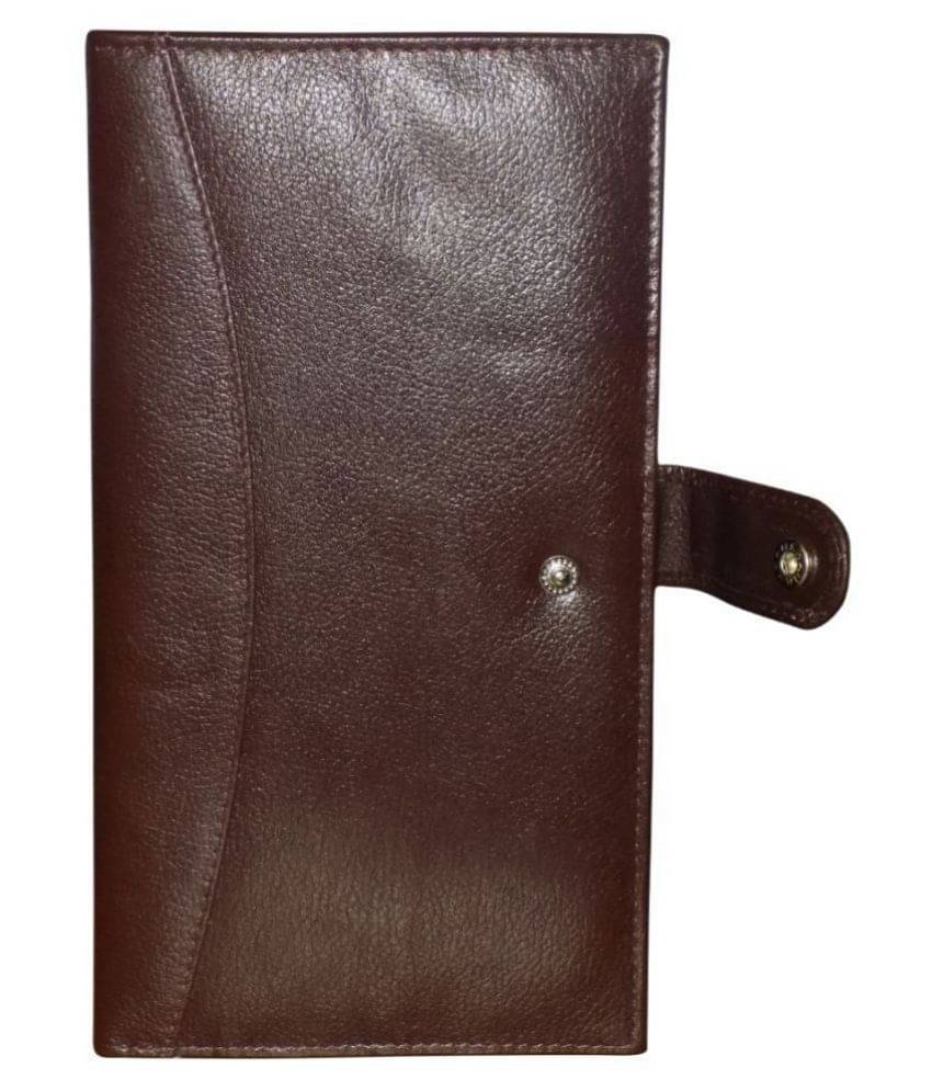     			Style 98 Leather Brown Formal Passport Wallet