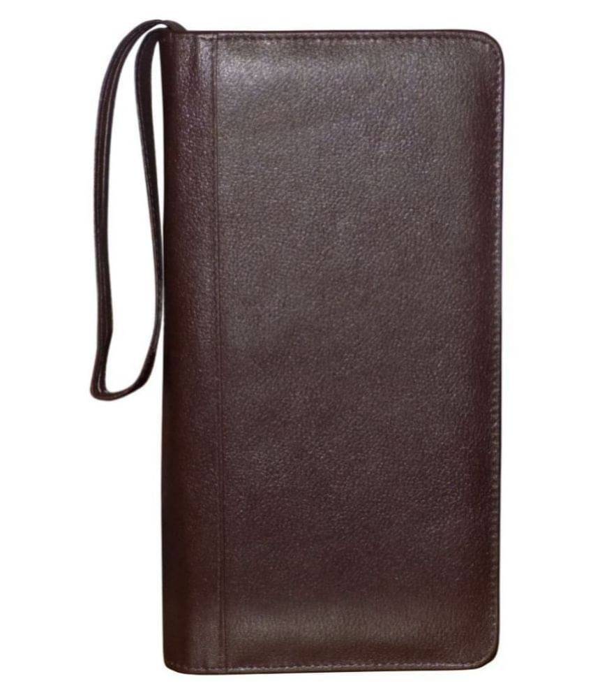     			Style 98 Leather Brown Formal Passport Wallet