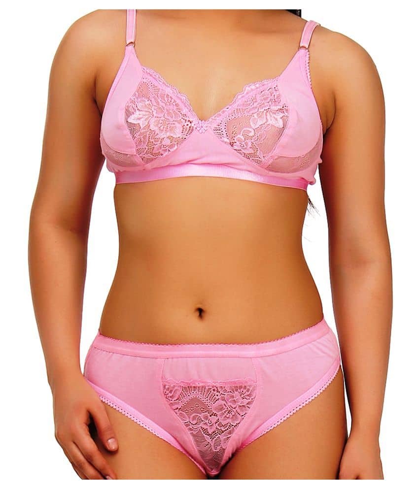 TCG Cotton Lycra Bra and Panty Set