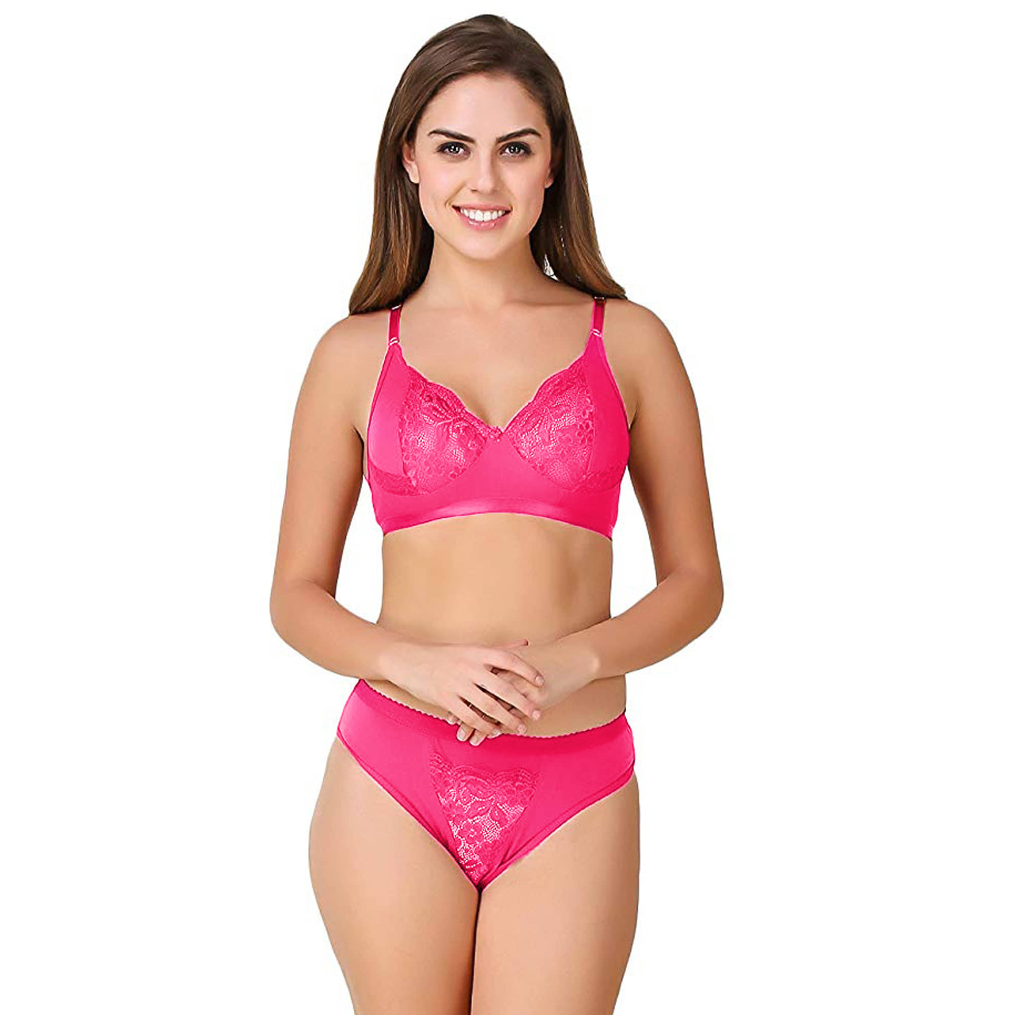 TCG Cotton Lycra Bra and Panty Set