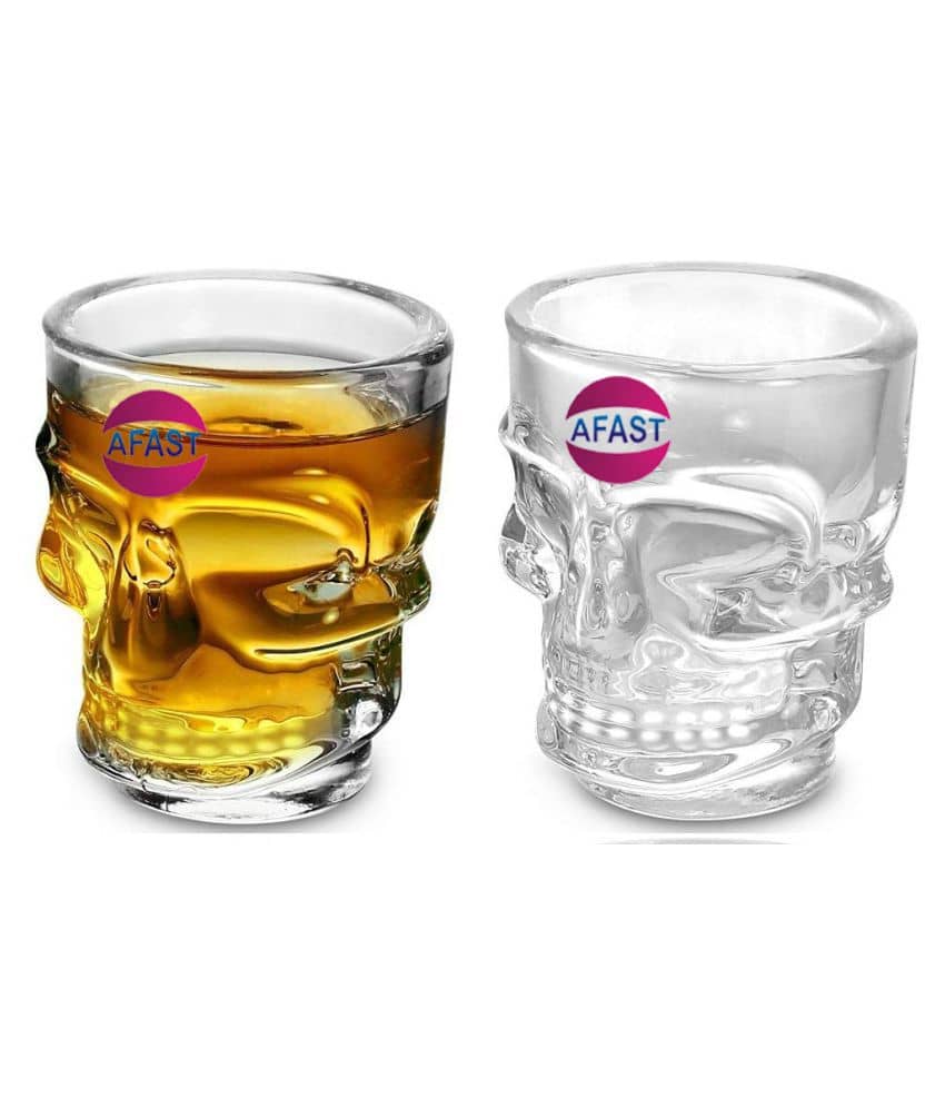 Afast Shot  Glasses Set,  40 ML - (Pack Of 2)
