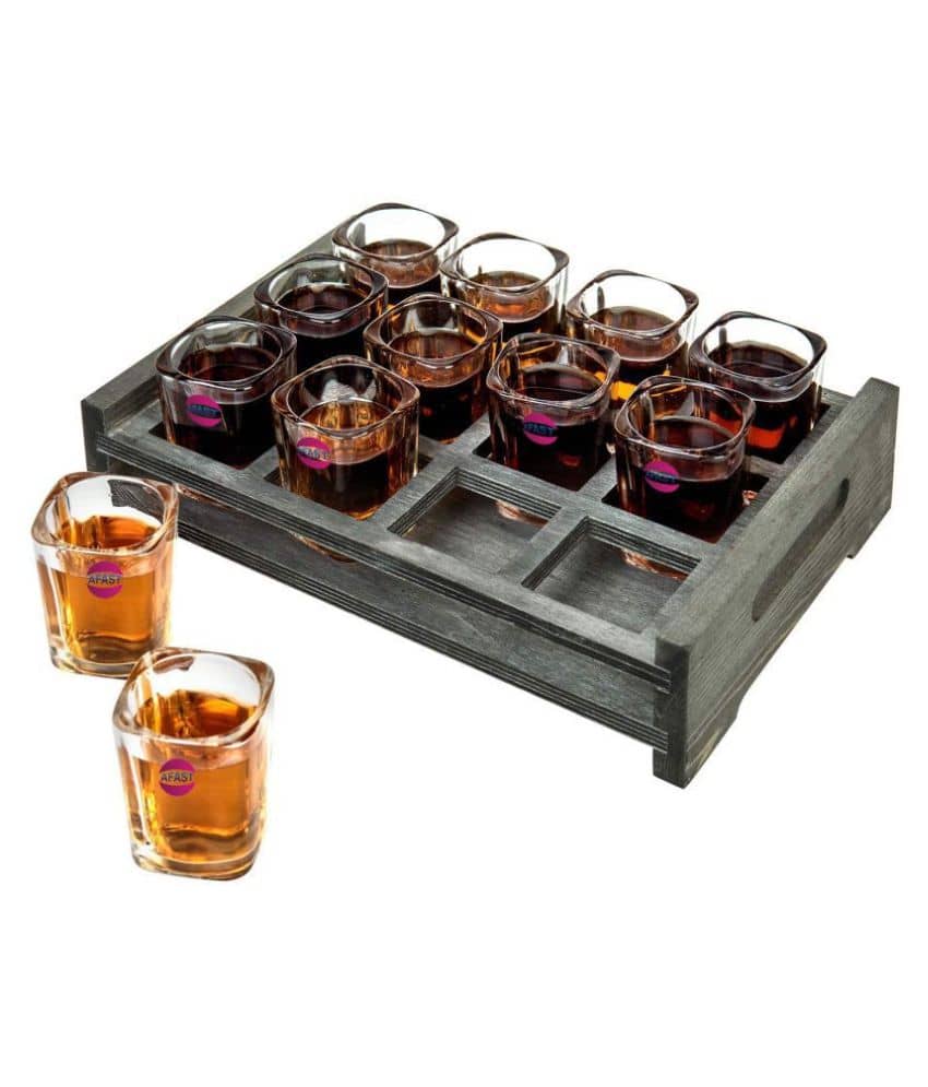 AFAST Designer Glass-GD1 Glass Glasses 20 ml ( Pack of 12 )
