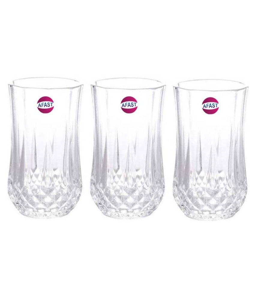     			Afast Water/Juice  Glasses Set,  350 ML - (Pack Of 3)