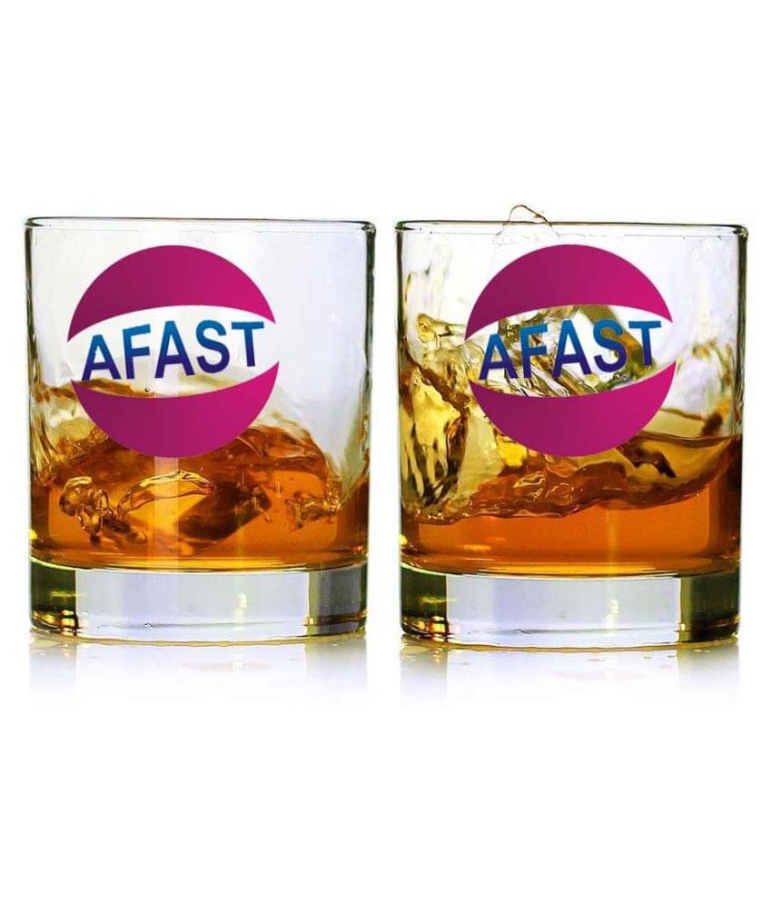     			Afast Water/Juice  Glasses Set,  280 ML - (Pack Of 2)