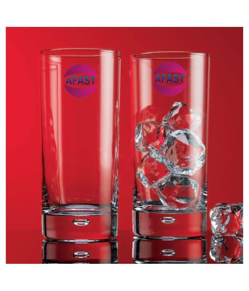     			Afast Water/Juice  Glasses Set,  300 ML - (Pack Of 2)