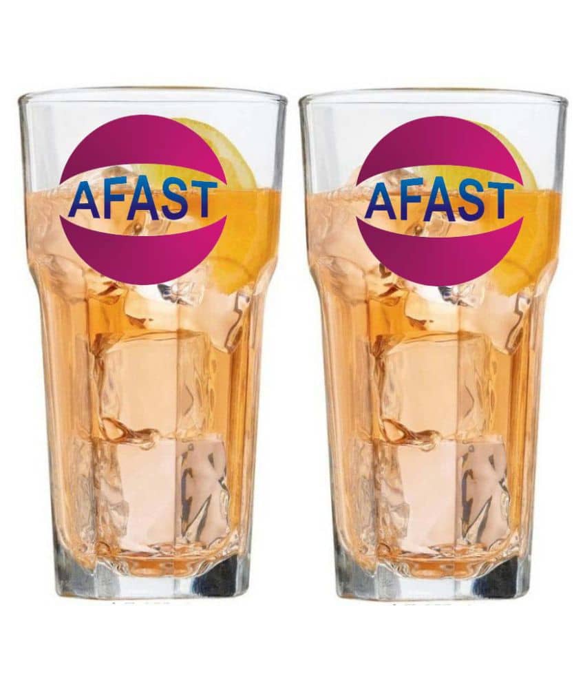Afast Water/Juice  Glasses Set,  300 ML - (Pack Of 2)