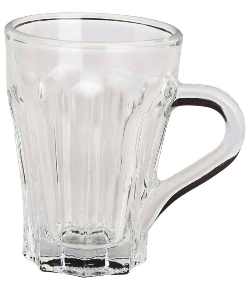     			Afast Glass Tea, Coffee Cup Set, Transparent, Pack Of 6, 100 ml