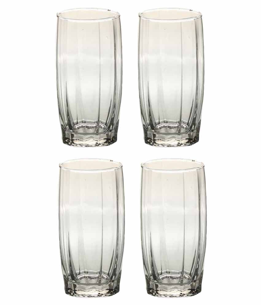     			Afast Glass Glasses, Transparent, Pack Of 4, 270 ml