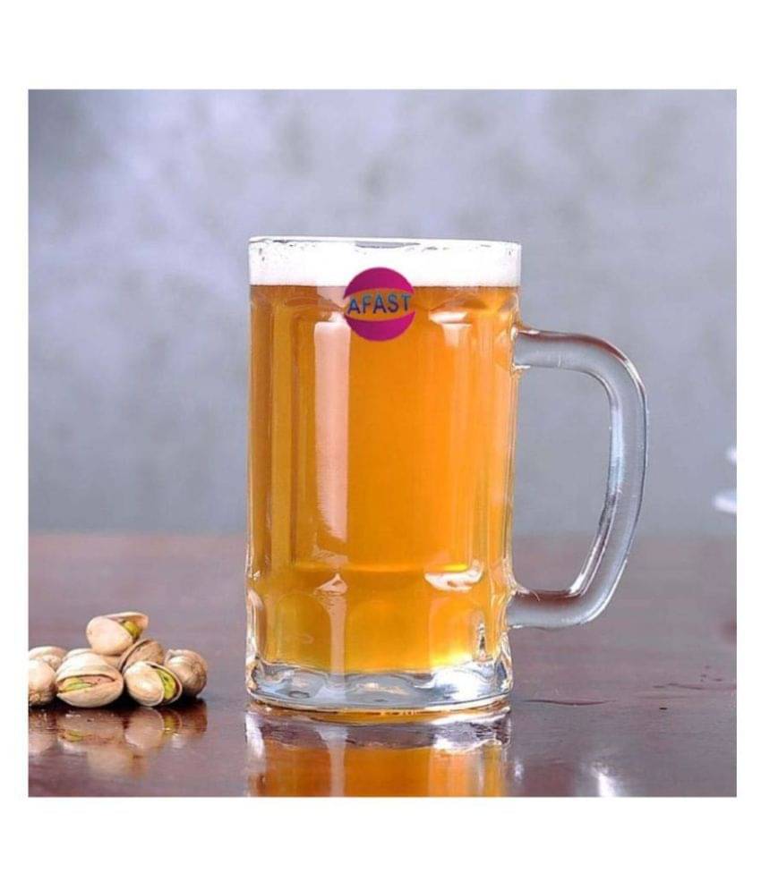     			Afast Beer Mug Glass,  400 ML - (Pack Of 1)
