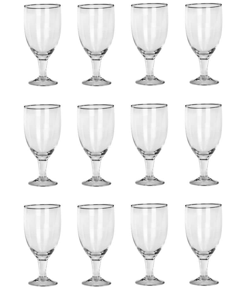Afast Wine  Glasses Set,  180 ML - (Pack Of 12)