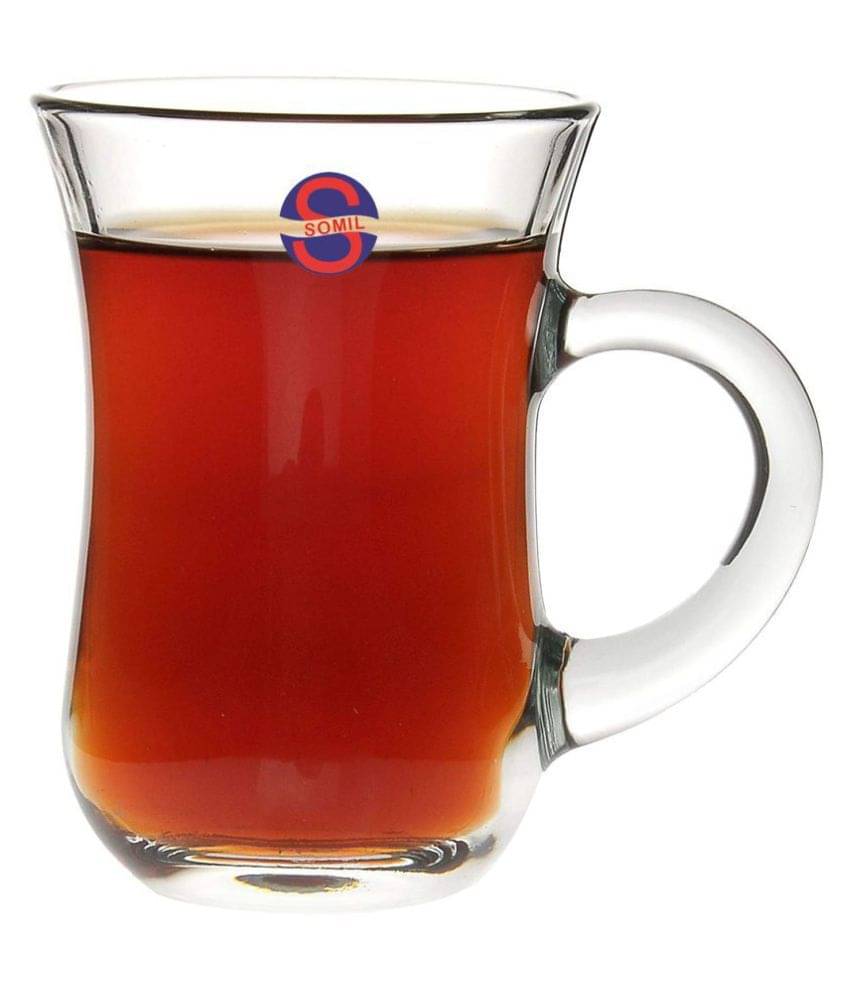     			Afast Glass Cup, Transparent, Pack Of 1, 85 ml