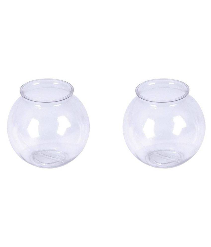 Fish Bowl Transparent Set Of Two Fish Bowl Transparent Set Of Two