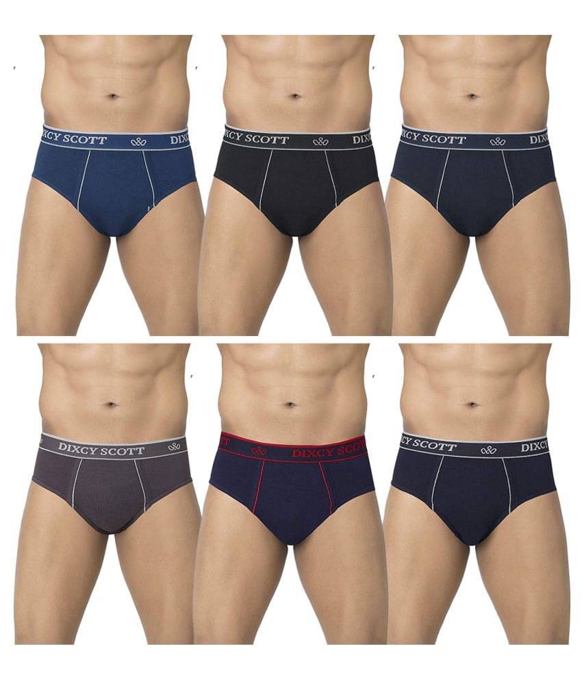     			Dixcy Scott Multi Brief Pack of 6