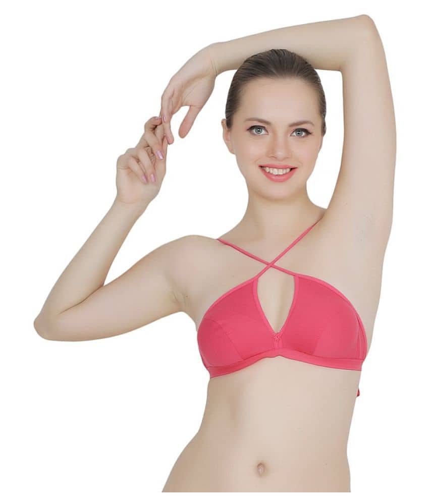 TCG Cotton Non Padded Women's Convertable Bra ( Pink )