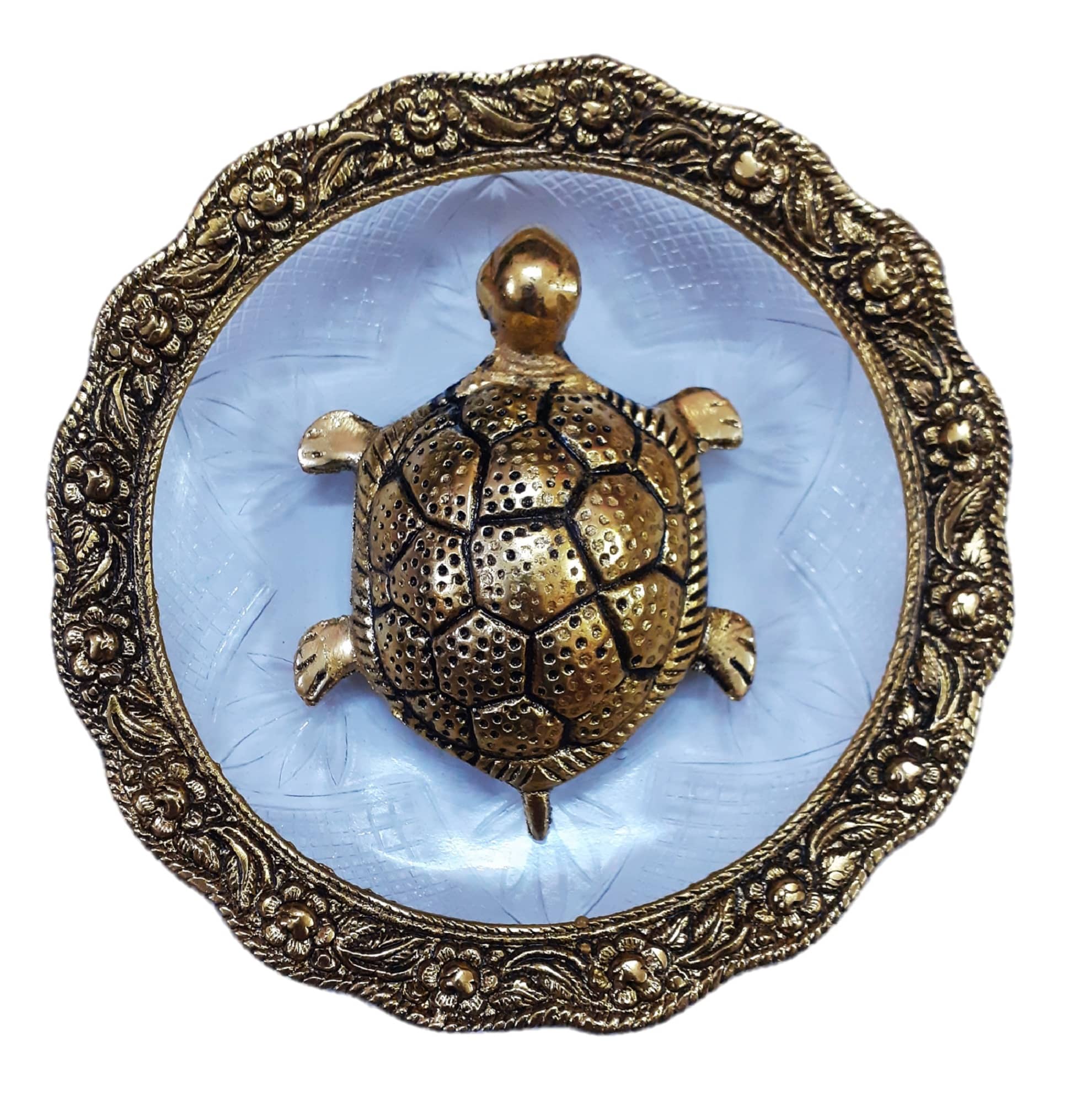 AFTERSTITCH Gold Metal Handicraft Showpiece - Pack of 1