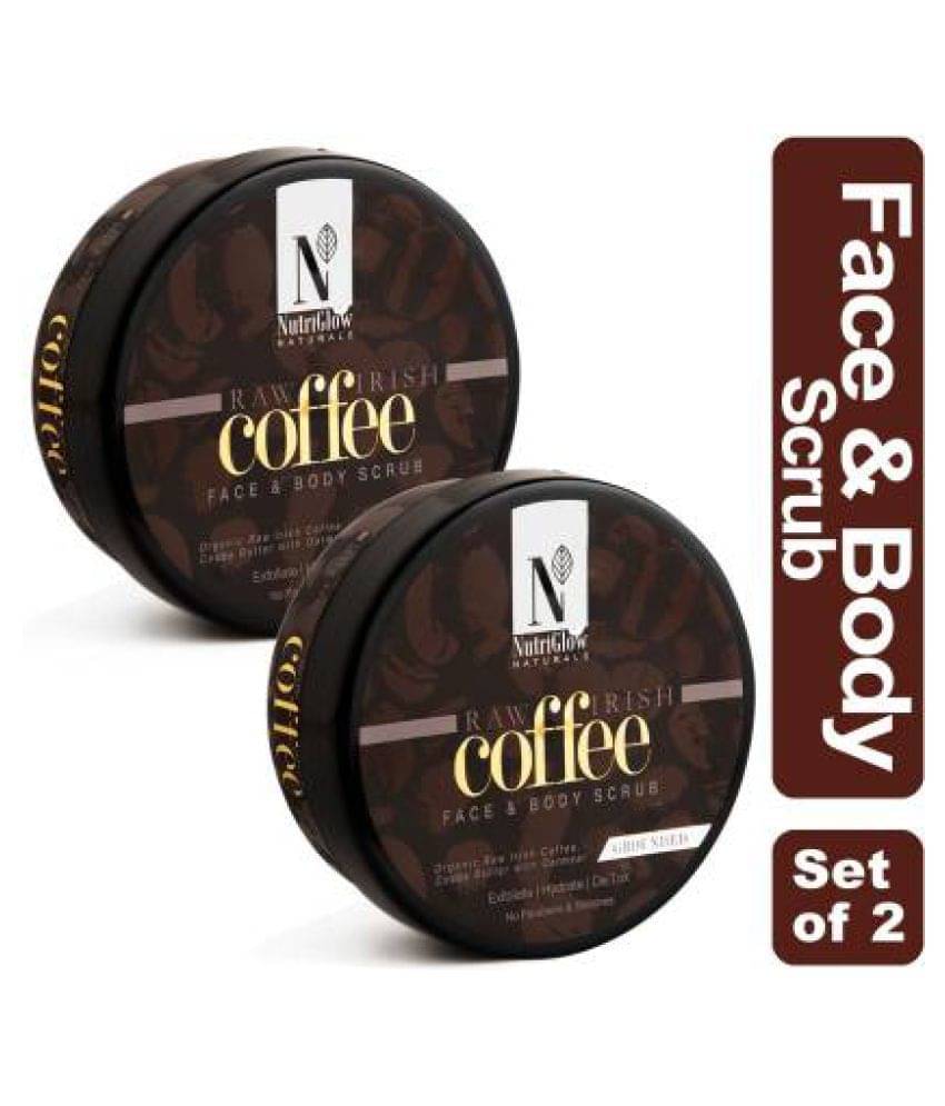 Nutriglow Iris Coffee Face & Body Scub Softening & Smoothening Facial Scrub For Men & Women Each 200gm (Pack of 2) Nutriglow Iris Coffee Face & Body Scub Softening & Smoothening Facial Scrub For Men & Women Each 200gm (Pack of 2)