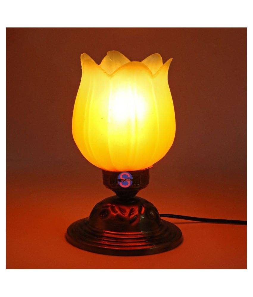 Somil Decorative Glass Table Lamp - Pack of 1 Somil Decorative Glass Table Lamp - Pack of 1