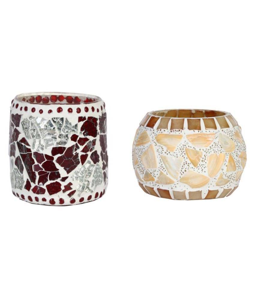     			AFAST Multicolour Votive Candle - Pack of 2