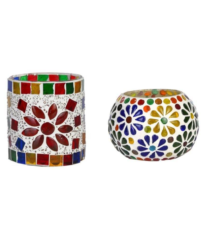     			AFAST Multicolour Votive Candle - Pack of 2
