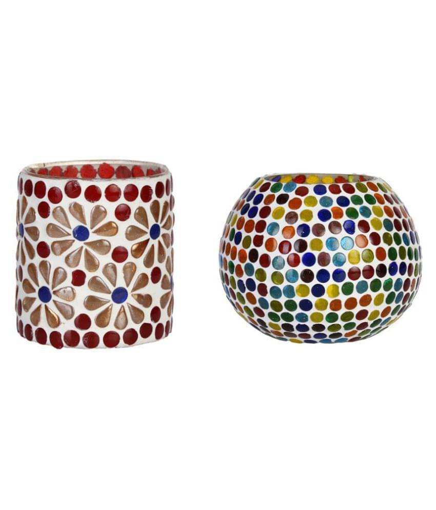     			AFAST Multicolour Votive Candle - Pack of 2