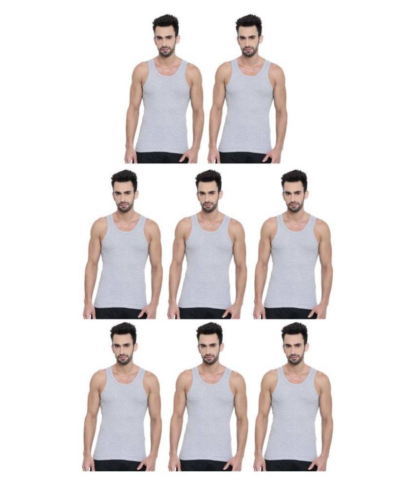 Dixcy Scott Grey Sleeveless Vests Pack of 8 Dixcy Scott Grey Sleeveless Vests Pack of 8