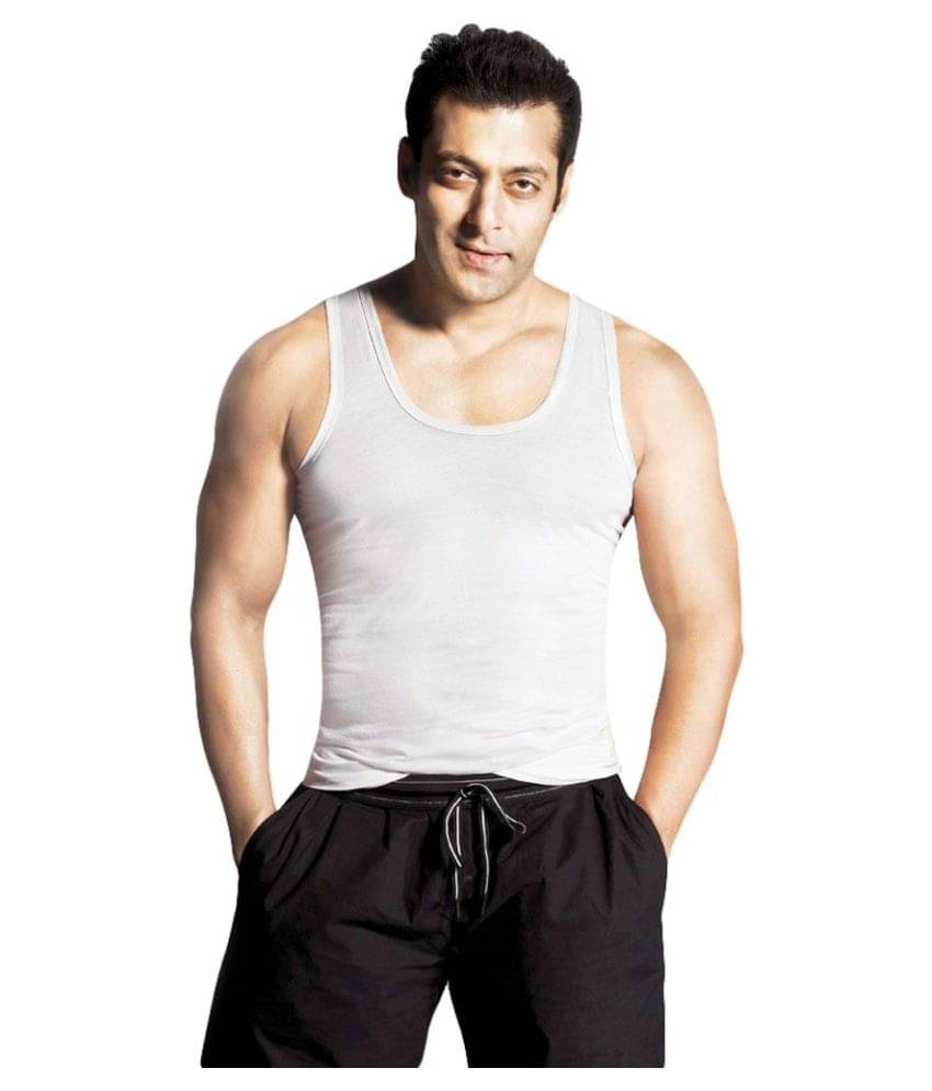     			Dixcy Scott White Sleeveless Vests Pack of 5