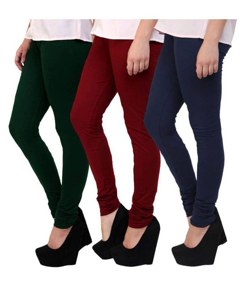     			Famaya Cotton Pack of 3 Leggings