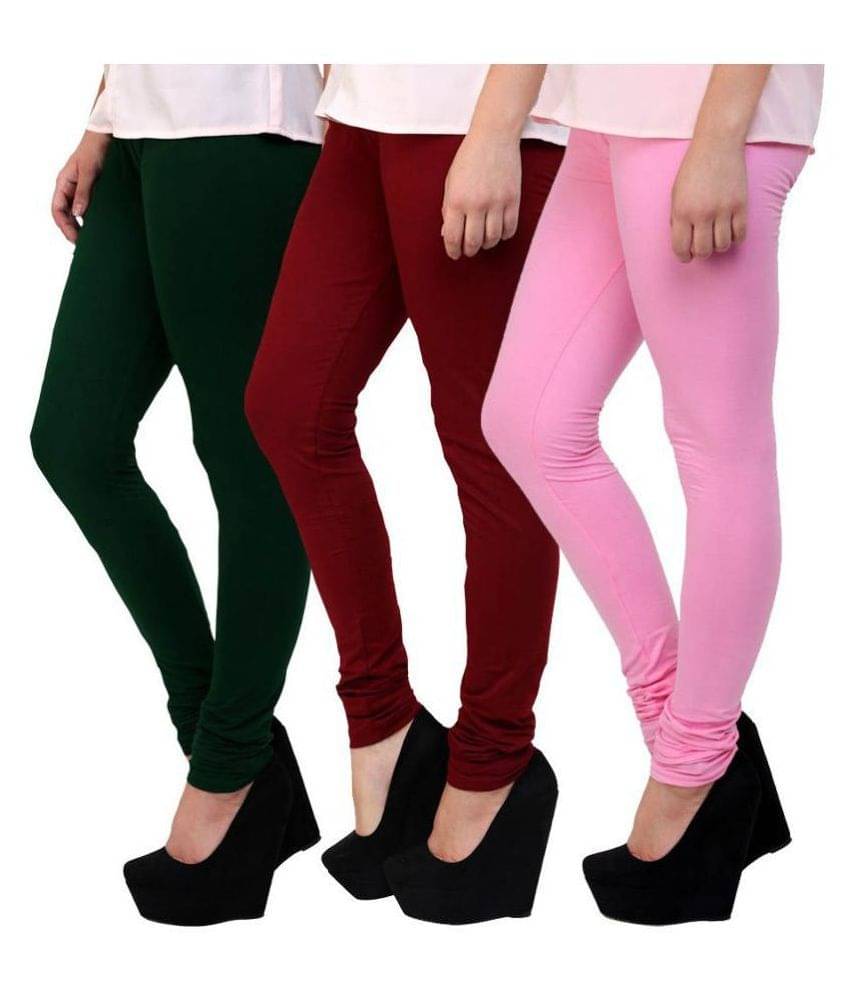    			Famaya Cotton Pack of 3 Leggings