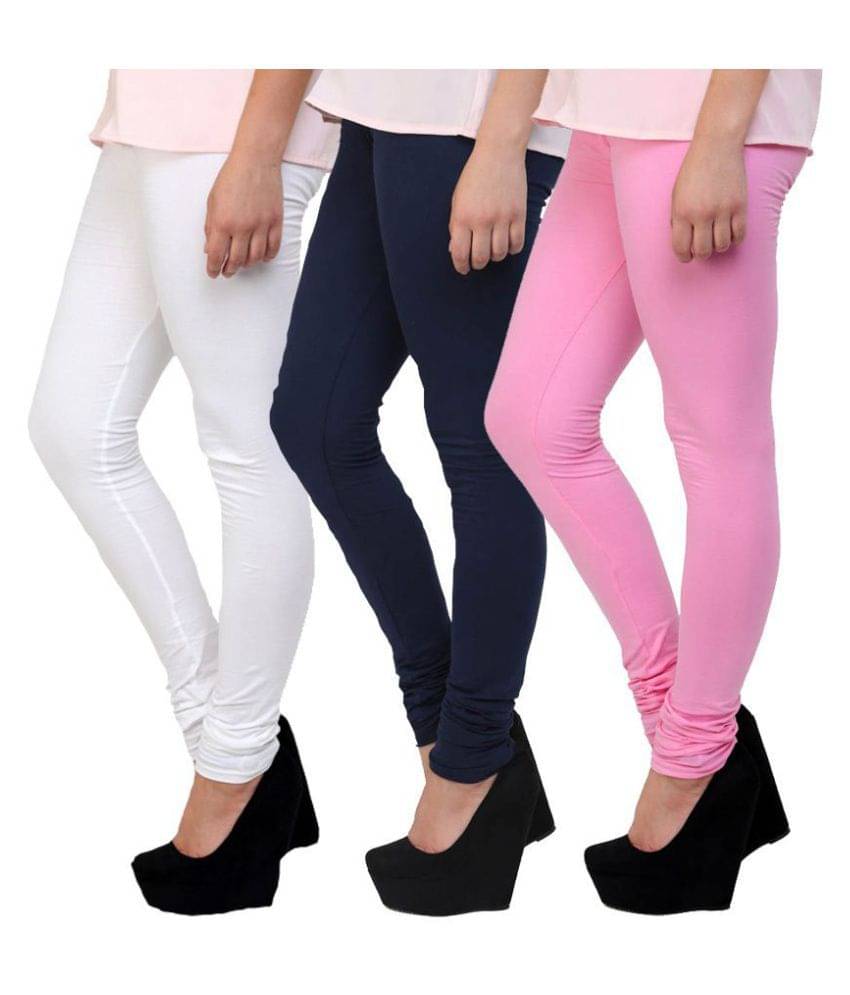     			Famaya Cotton Pack of 3 Leggings