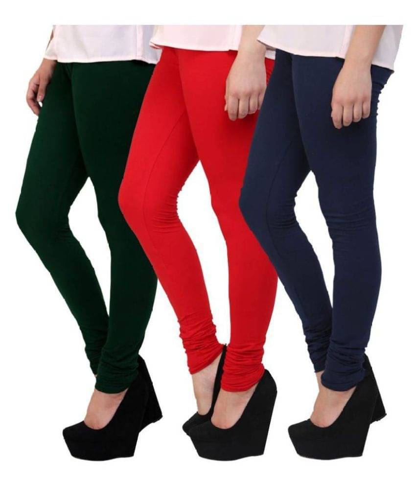     			Famaya Cotton Pack of 3 Leggings