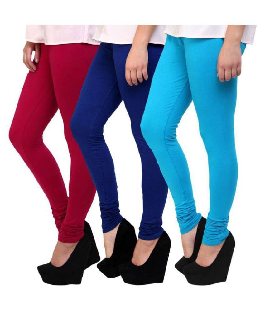     			Famaya Cotton Pack of 3 Leggings