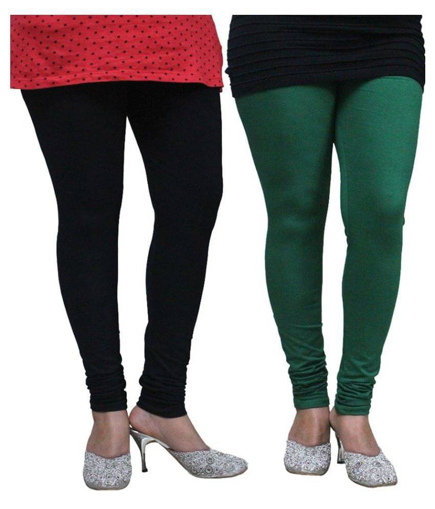     			FnMe Cotton Lycra Pack of 2 Leggings