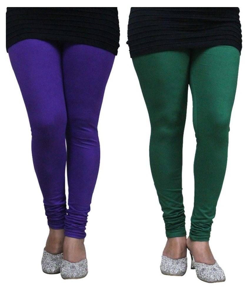     			FnMe Cotton Lycra Pack of 2 Leggings
