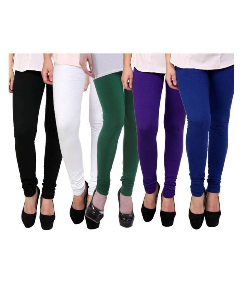 FnMe Cotton Lycra Pack of 5 Leggings FnMe Cotton Lycra Pack of 5 Leggings