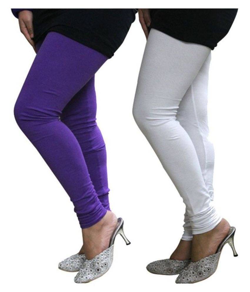     			FnMe Cotton Lycra Pack of 2 Leggings