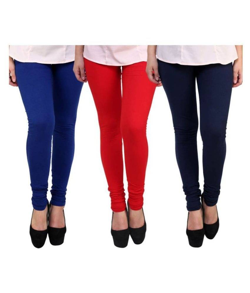     			FnMe Cotton Lycra Pack of 3 Leggings