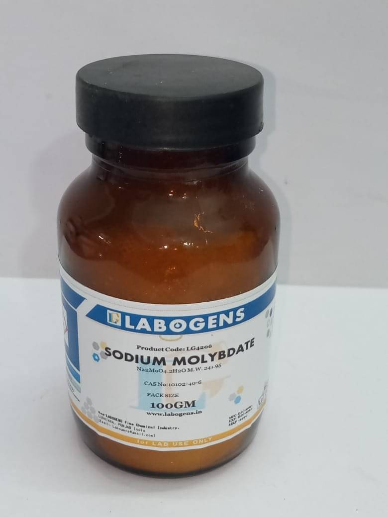     			LABOGENS SODIUM MOLYBDATE Extra Pure  100GM